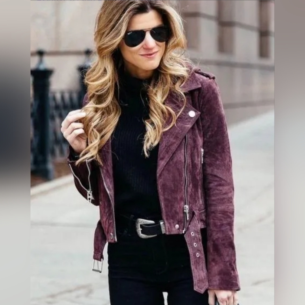 Blank NYC Suede Moto-Jacket